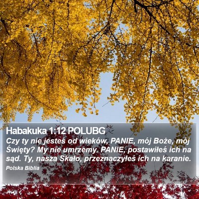 Habakuka 1:12 POLUBG Bible Verse Image