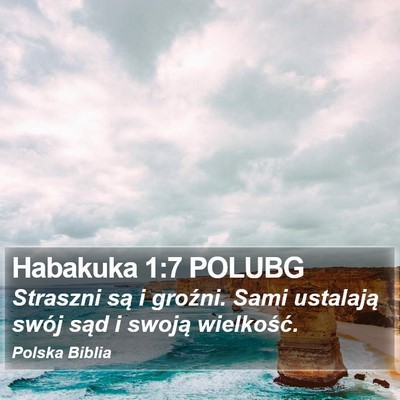 Habakuka 1:7 POLUBG Bible Verse Image