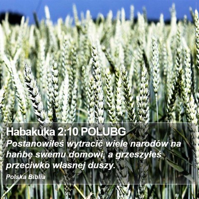 Habakuka 2:10 POLUBG Bible Verse Image
