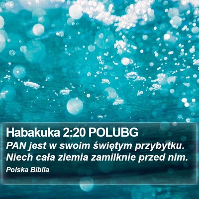 Habakuka 2:20 POLUBG Bible Verse Image