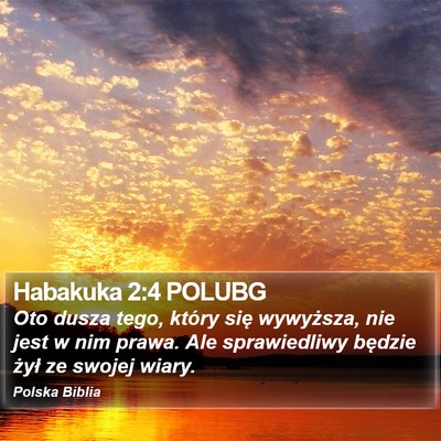 Habakuka 2:4 POLUBG Bible Verse Image