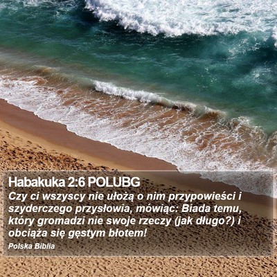Habakuka 2:6 POLUBG Bible Verse Image