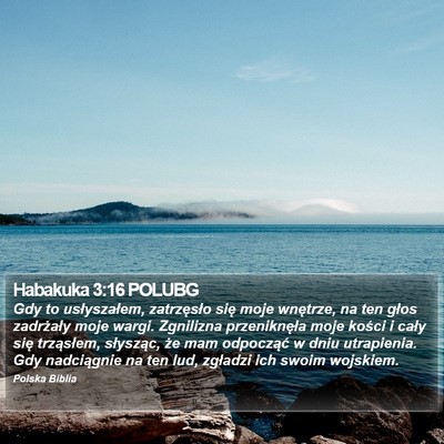 Habakuka 3:16 POLUBG Bible Verse Image