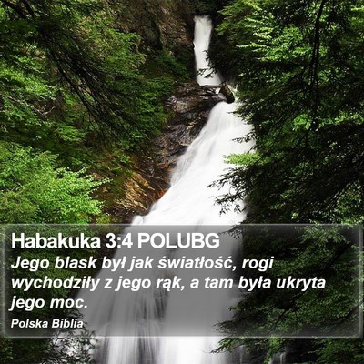 Habakuka 3:4 POLUBG Bible Verse Image