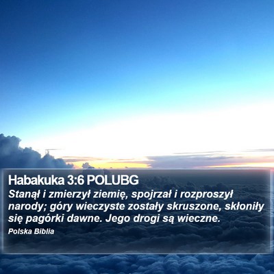 Habakuka 3:6 POLUBG Bible Verse Image