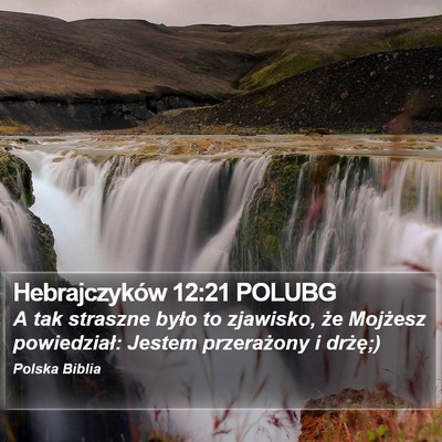 Hebrajczyków 12:21 POLUBG Bible Verse Image