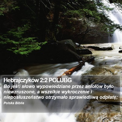 Hebrajczyków 2:2 POLUBG Bible Verse Image