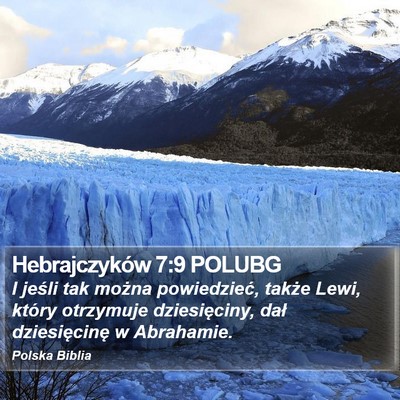 Hebrajczyków 7:9 POLUBG Bible Verse Image