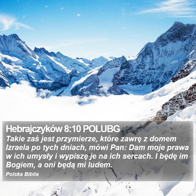 Hebrajczyków 8:10 POLUBG Bible Verse Image