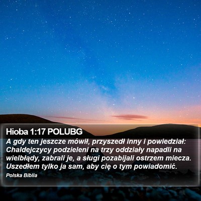 Hioba 1:17 POLUBG Bible Verse Image