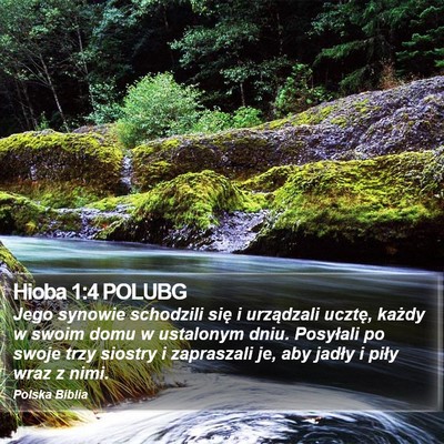 Hioba 1:4 POLUBG Bible Verse Image