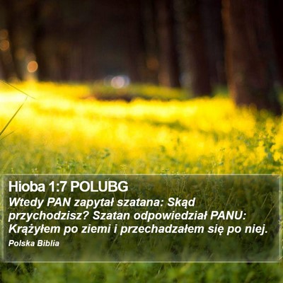 Hioba 1:7 POLUBG Bible Verse Image