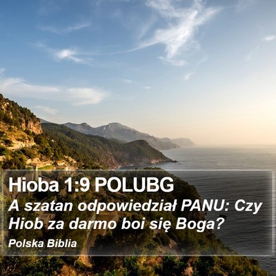 Hioba 1:9 POLUBG Bible Verse Image