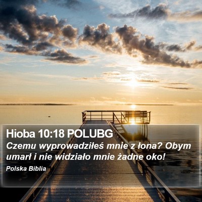 Hioba 10:18 POLUBG Bible Verse Image