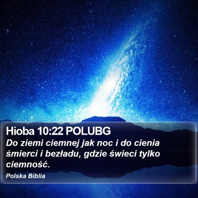 Hioba 10:22 POLUBG Bible Verse Image