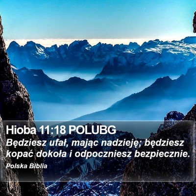 Hioba 11:18 POLUBG Bible Verse Image