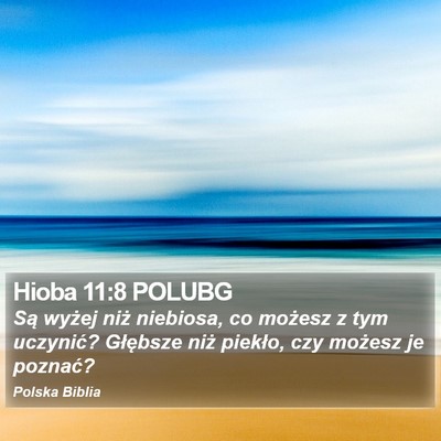 Hioba 11:8 POLUBG Bible Verse Image