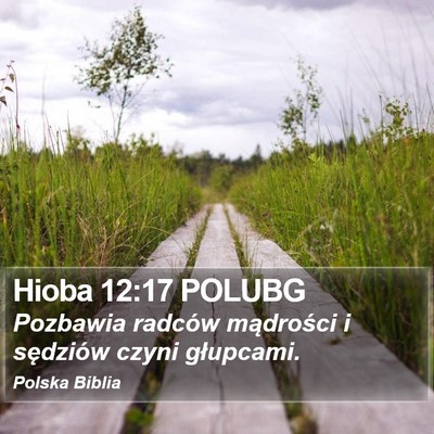 Hioba 12:17 POLUBG Bible Verse Image