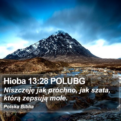 Hioba 13:28 POLUBG Bible Verse Image