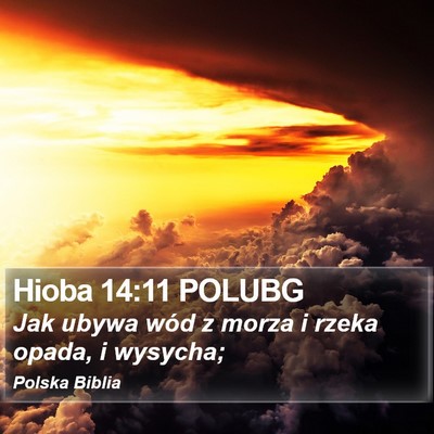Hioba 14:11 POLUBG Bible Verse Image