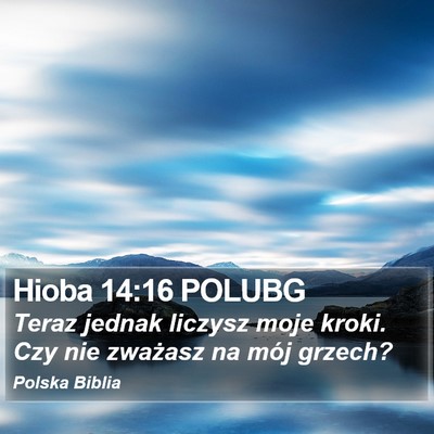 Hioba 14:16 POLUBG Bible Verse Image