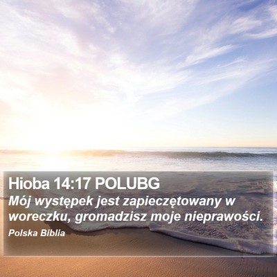 Hioba 14:17 POLUBG Bible Verse Image