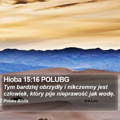 Hioba 15:16 POLUBG Bible Verse Image