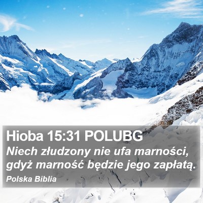 Hioba 15:31 POLUBG Bible Verse Image