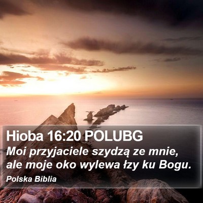 Hioba 16:20 POLUBG Bible Verse Image