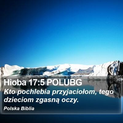 Hioba 17:5 POLUBG Bible Verse Image