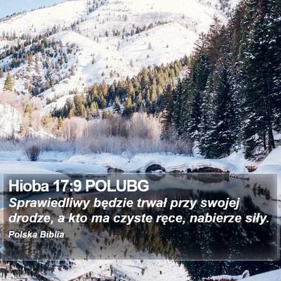 Hioba 17:9 POLUBG Bible Verse Image