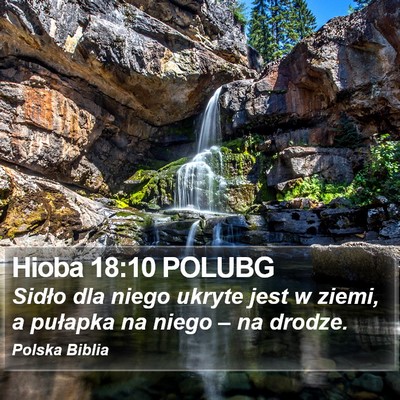 Hioba 18:10 POLUBG Bible Verse Image