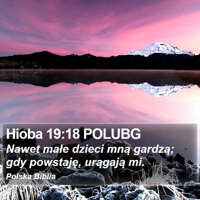 Hioba 19:18 POLUBG Bible Verse Image