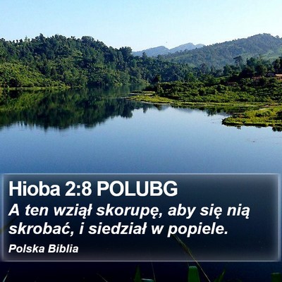 Hioba 2:8 POLUBG Bible Verse Image
