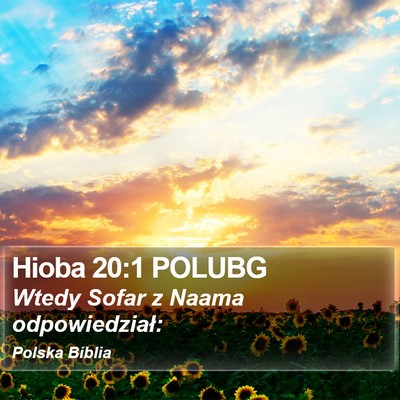 Hioba 20:1 POLUBG Bible Verse Image
