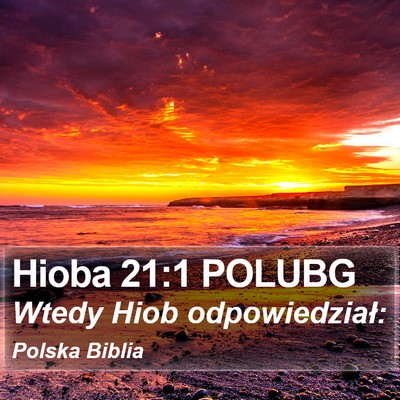 Hioba 21:1 POLUBG Bible Verse Image