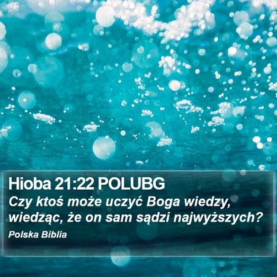 Hioba 21:22 POLUBG Bible Verse Image