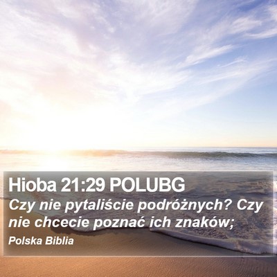 Hioba 21:29 POLUBG Bible Verse Image