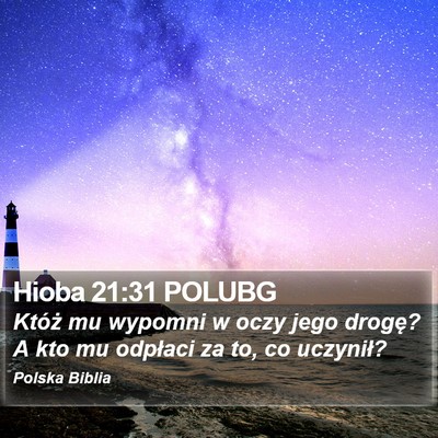 Hioba 21:31 POLUBG Bible Verse Image
