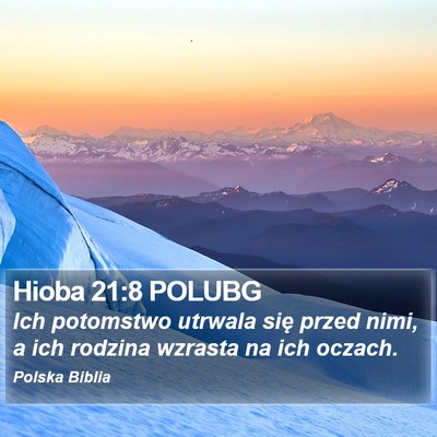 Hioba 21:8 POLUBG Bible Verse Image
