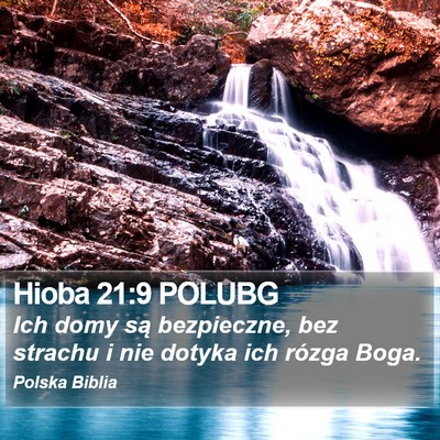 Hioba 21:9 POLUBG Bible Verse Image