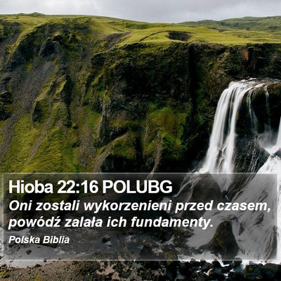Hioba 22:16 POLUBG Bible Verse Image