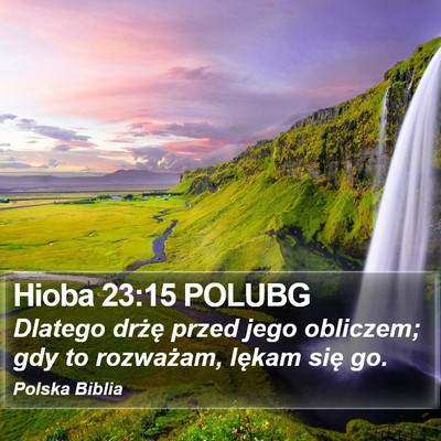 Hioba 23:15 POLUBG Bible Verse Image