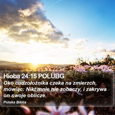 Hioba 24:15 POLUBG Bible Verse Image