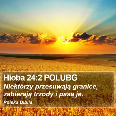 Hioba 24:2 POLUBG Bible Verse Image