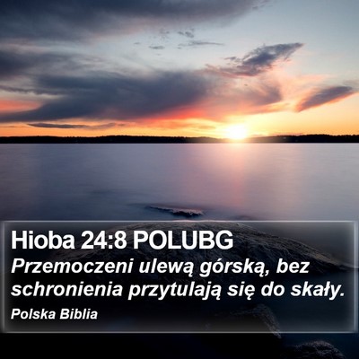 Hioba 24:8 POLUBG Bible Verse Image