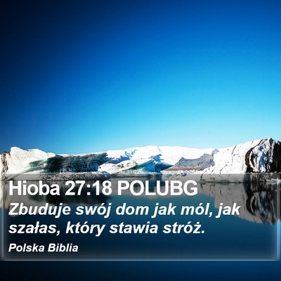 Hioba 27:18 POLUBG Bible Verse Image