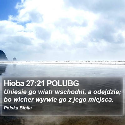 Hioba 27:21 POLUBG Bible Verse Image