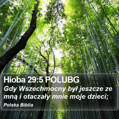 Hioba 29:5 POLUBG Bible Verse Image