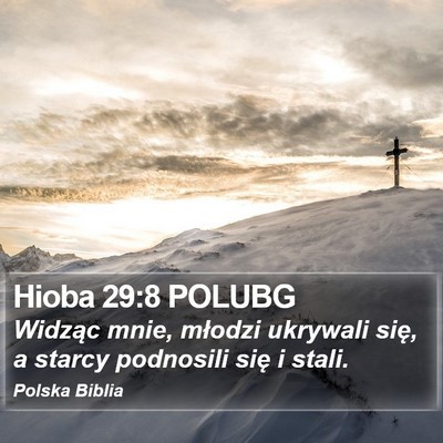 Hioba 29:8 POLUBG Bible Verse Image